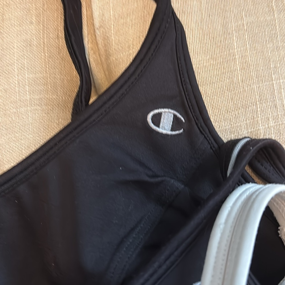 Champion Women's -High Impact Black and White Sports Bra Set of 4 - Picture 2 of 3